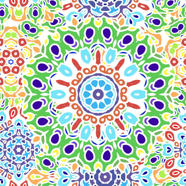 Mandala pattern for printing on fabric or paper. - ベクター画像