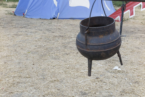 old medieval cauldron - Photo, Image