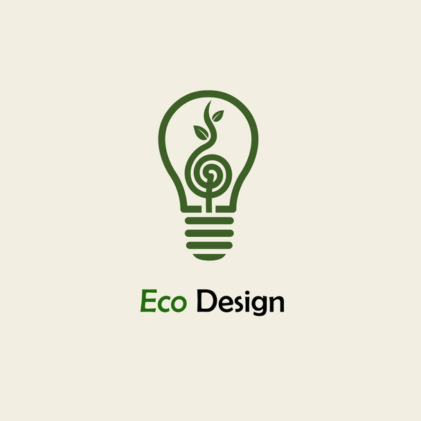 Eco design logo - Vector, afbeelding