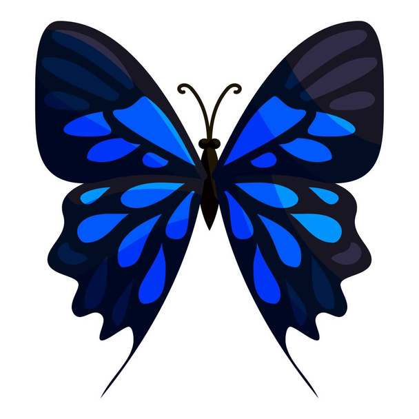 Icono de mariposa grande, estilo de dibujos animados
 - Vector, imagen