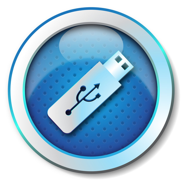 ikona usb pen-drive - Fotografie, Obrázek