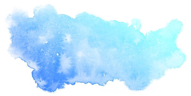 абстрактный синий акварельный фон. - Фото, изображение
