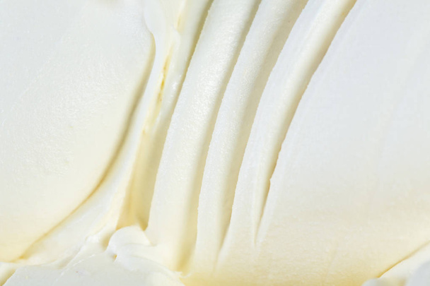 Delicioso sorbete de helado de vainilla
. - Foto, imagen