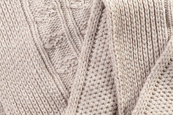 Close-up of a piece  knit fabric - 写真・画像