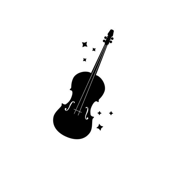 Vetor ícone violoncelo
 - Vetor, Imagem