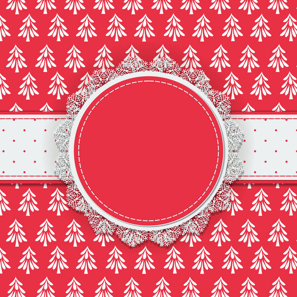 Christmas card with space for text - Vector, Imagen
