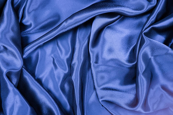 blue fabric cloth background texture - Фото, зображення