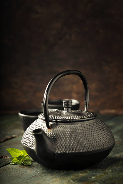 Image of traditional eastern teapot - Zdjęcie, obraz