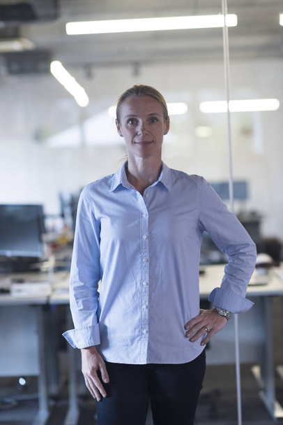 portrait of casual business woman at office - Photo, Image