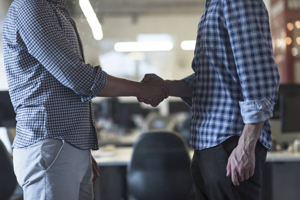 start up business people  handshake - Фото, изображение