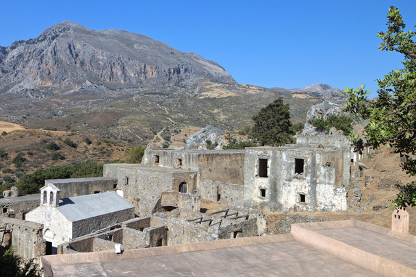Yunanistan'ın Girit Adası'nda preveli Manastırı - Fotoğraf, Görsel