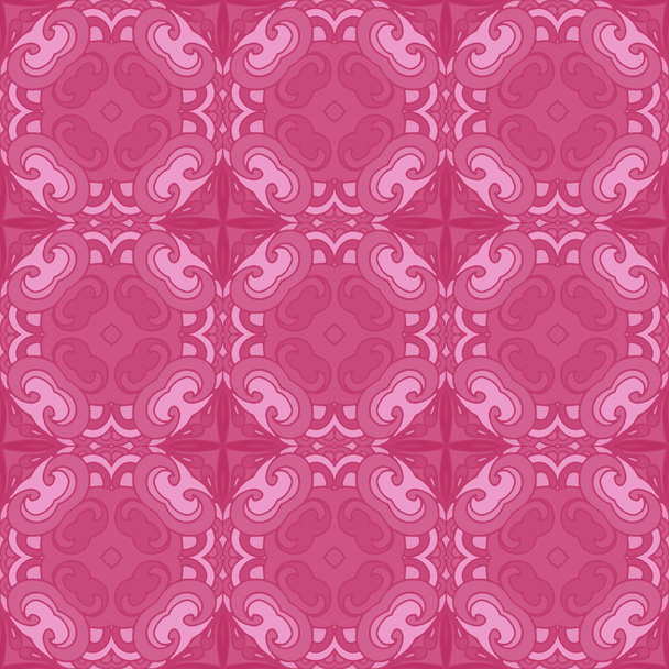 抽象的な幾何学的なタイル張りピンク パターン ベクトル - ベクター画像