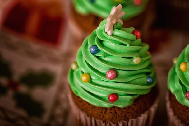 Delicious Christmas Dessert - Фото, изображение