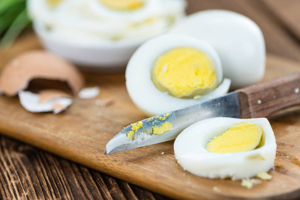 Portion of sliced Eggs  - Photo, Image