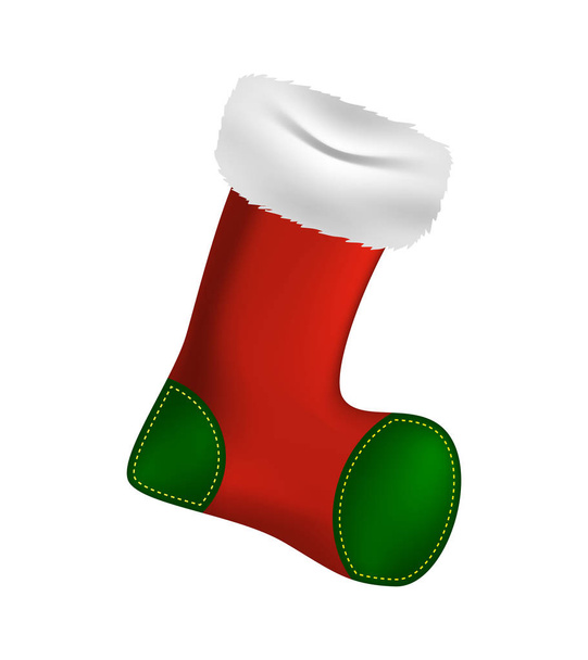 рождественские чулки векторный символ символа носка дизайн
 - Вектор,изображение