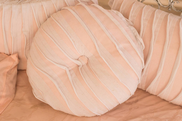 Coral pink pillow - Photo, Image