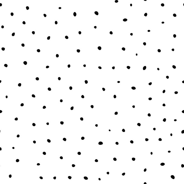 Seamless pattern with polka dot texture. - Vector, Image