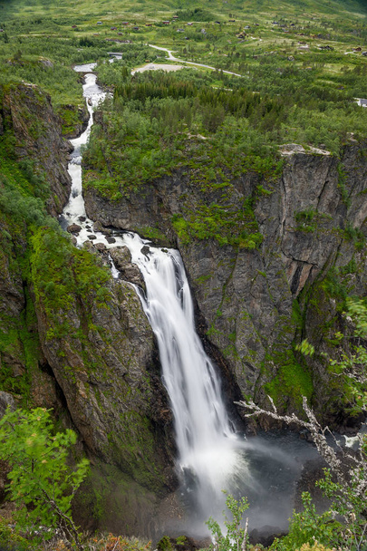 Voringsfossen waterfall close view, Norway. - Valokuva, kuva