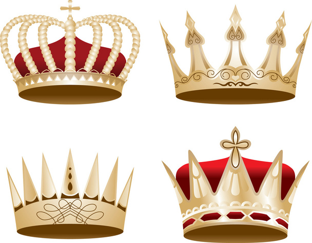 Vectorized crown - Wektor, obraz