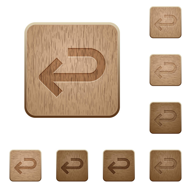 Деревянные кнопки
 - Вектор,изображение