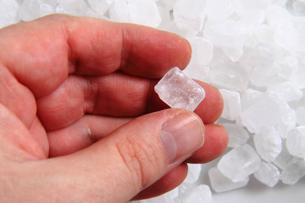 texture di cristallo di zucchero bianco
 - Foto, immagini