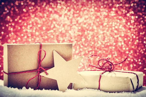 Cadeaux de Noël rustiques rétro
 - Photo, image
