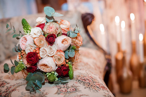 wedding bouquet of  roses - Zdjęcie, obraz