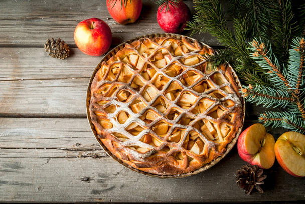 Різдво яблучний пиріг
 - Фото, зображення