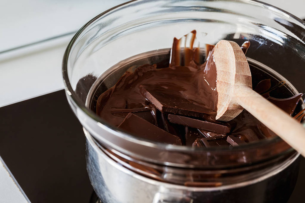 Tempering Delicious Chocolate - Photo, Image