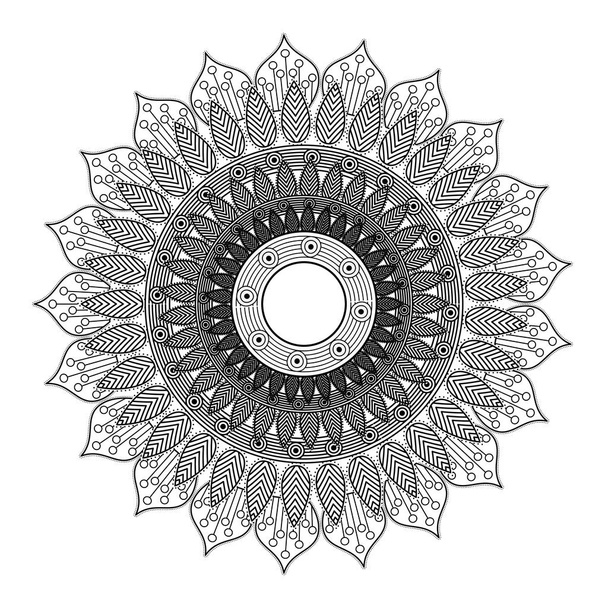 Mandale van bohemic en sieraad concept - Vector, afbeelding