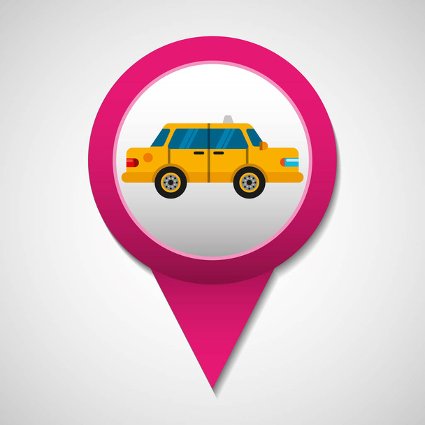 タクシー サービス公共のアイコン - ベクター画像