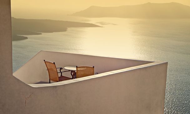 острів Санторіні в Греції
 - Фото, зображення