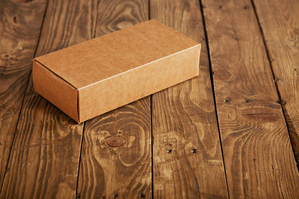 Cardboard craft package box and bag set - Zdjęcie, obraz