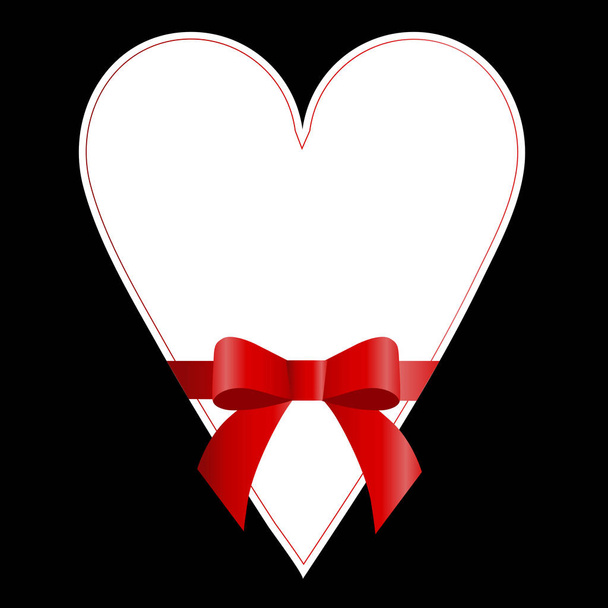 beautiful frame template to Valentine's day or wedding. - Vector, imagen