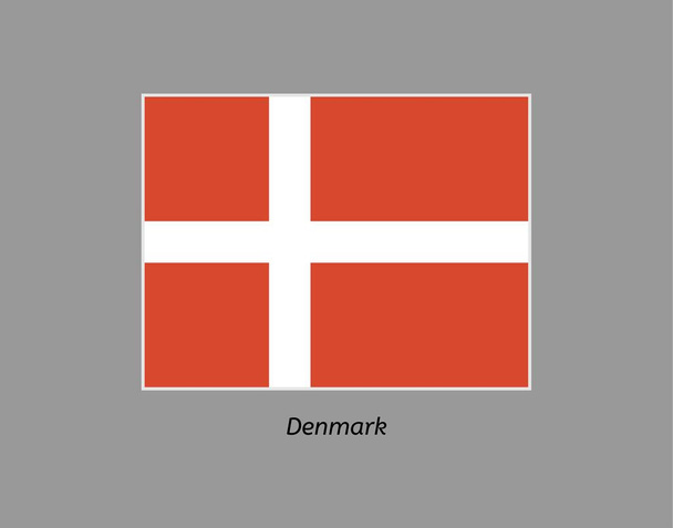 Flagge von Dänemark - Vektor, Bild