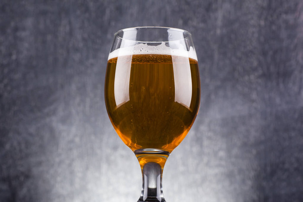 Glass of light beer - Фото, изображение