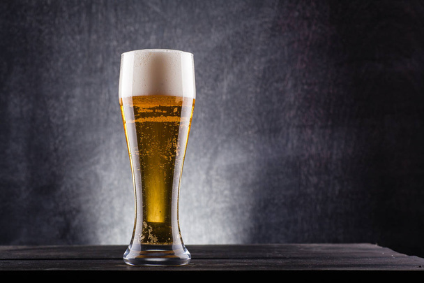 Tall glass of beer - Photo, Image