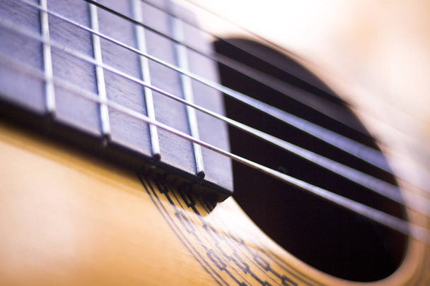 Hiszpańskiej gitary akustyczne - Zdjęcie, obraz