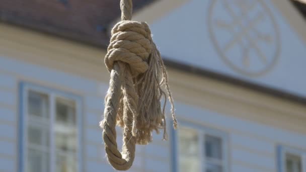 Hanging Rope Knot - Footage, Video