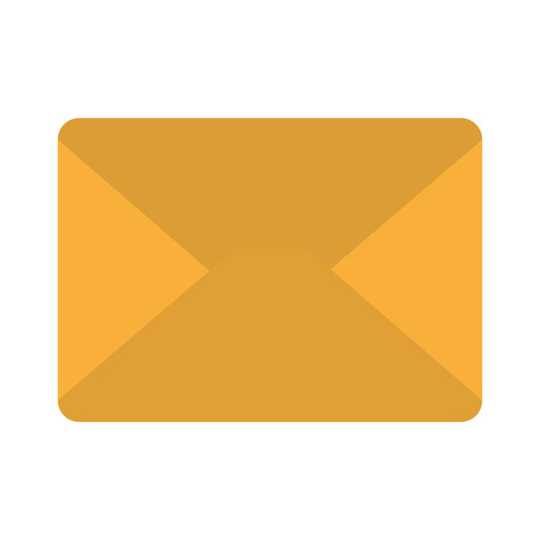 изолированный значок письма конверта
 - Вектор,изображение