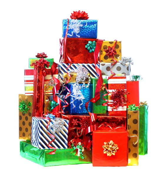 Stack of colorful presents - Photo, Image