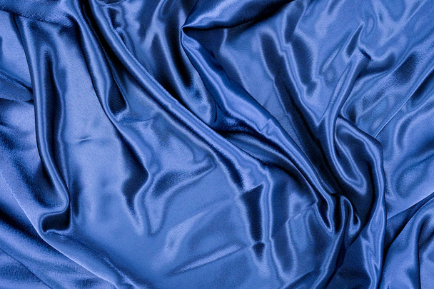 blue fabric cloth background texture - Photo, Image