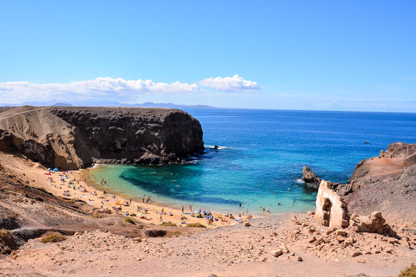 Landscape in Tropical Volcanic Canary Islands Spain - Photo, Image