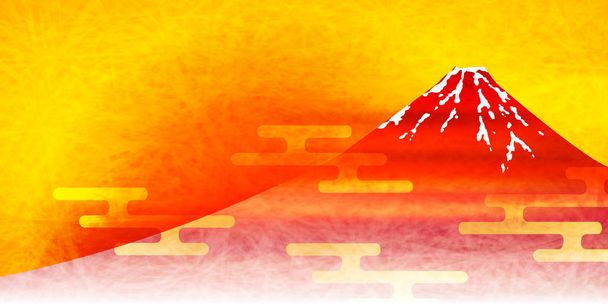 Fuji alba Capodanno sfondo
 - Vettoriali, immagini