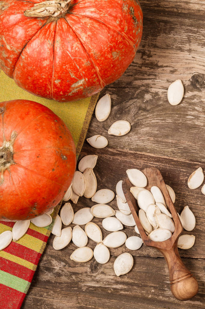 Pumpkin and pumpkin seeds - Фото, изображение