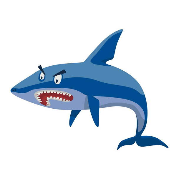 Vector shark character - Vector, Image