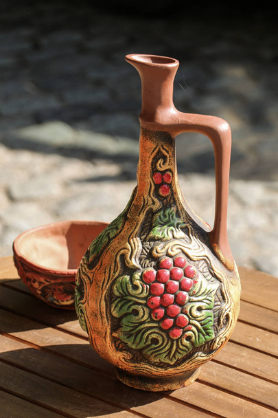 Clay jug in oriental style   - Photo, Image