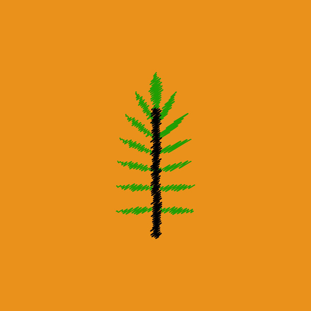 plat vecteur icône conception feuille de collection de l'arbre
 - Vecteur, image