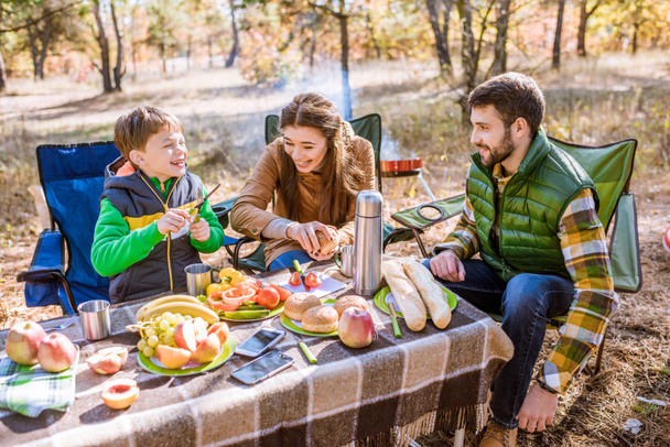 Happy family on picnic - Fotografie, Obrázek