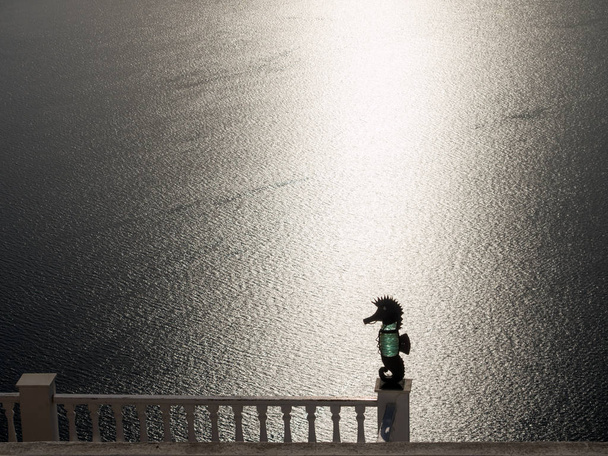 krásný výhled na ostrov Santorini - Fotografie, Obrázek